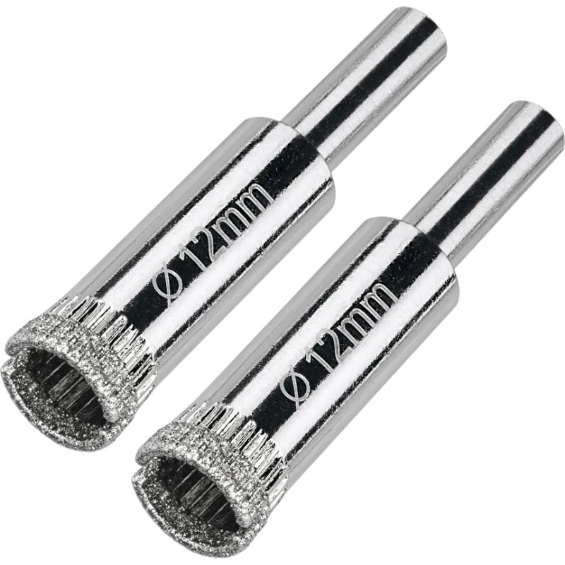 Коронка алмазна гальванічна VICTORYTOOL 12мм (2шт в уп) (V012-2)