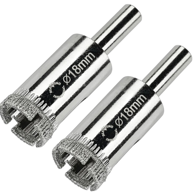 Коронка алмазна гальванічна VICTORYTOOL 18мм (2шт в уп) (V018)