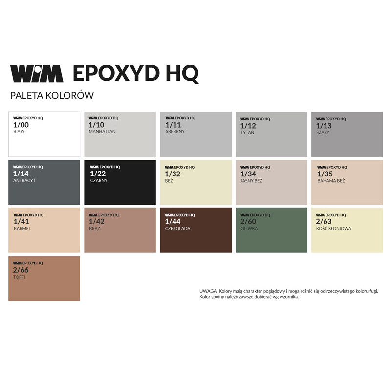 1 / 1 3 WIM EPOXYD HQ Епоксидна сумiш для затирання (сірий) (2кг)